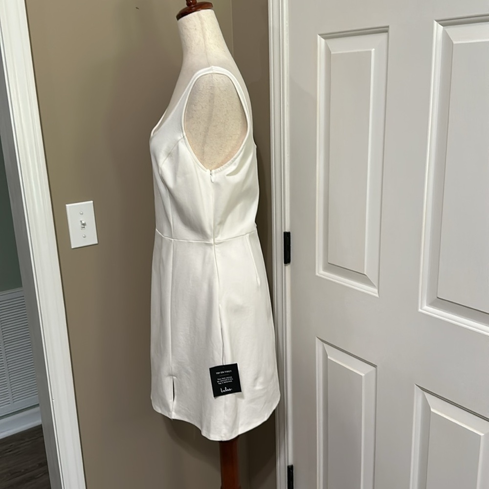 Lulus Always Admired Winter White Sleeveless Mini Dress - Picture 7 of 10
